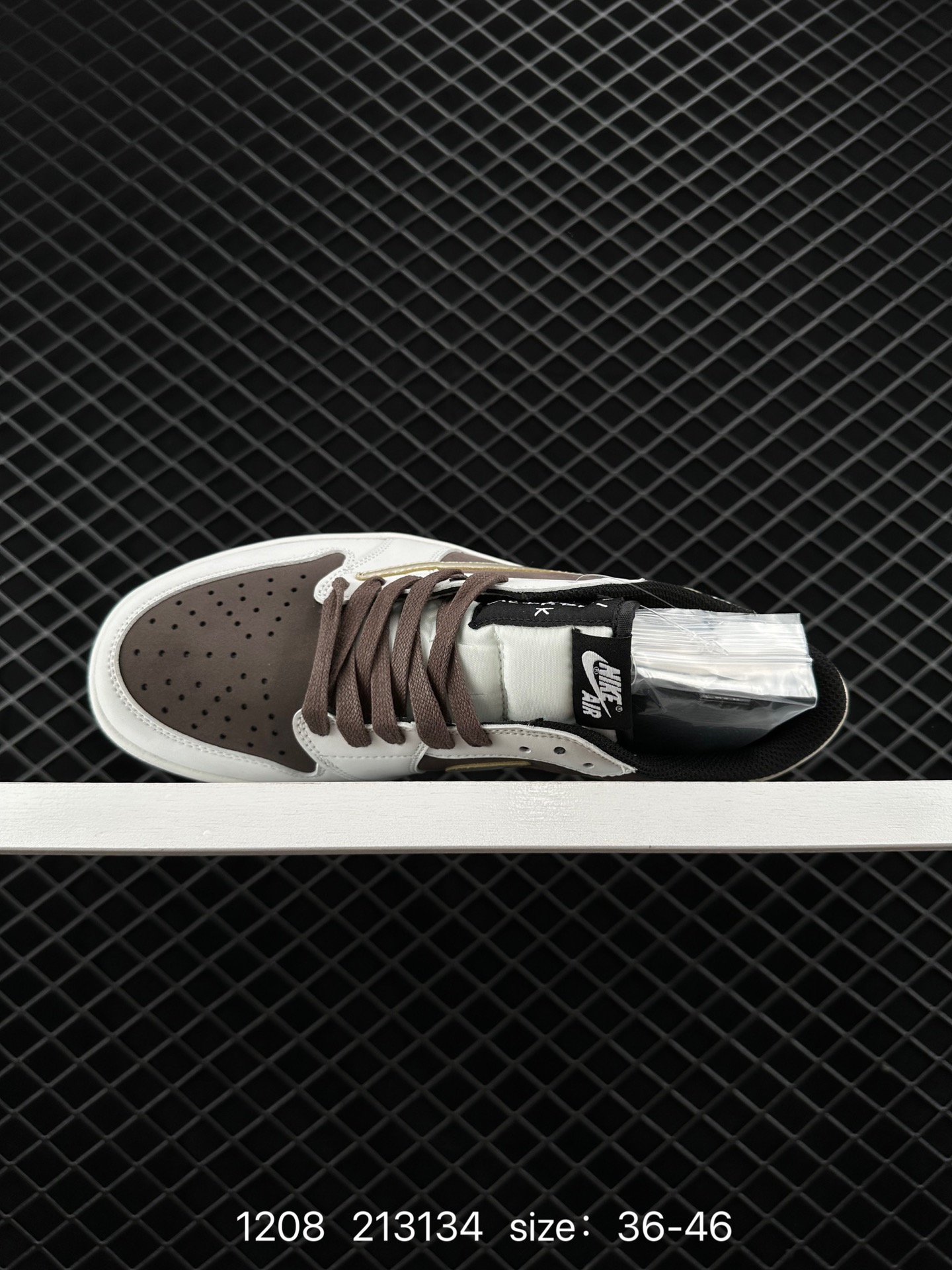 fragment design x Travis Scott x Nike Air Jordan 1 Low OG SP”Black/Green Toe“